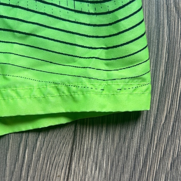 Under Armour Kids Black and Green Swim Trunks - Picture 6 of 6